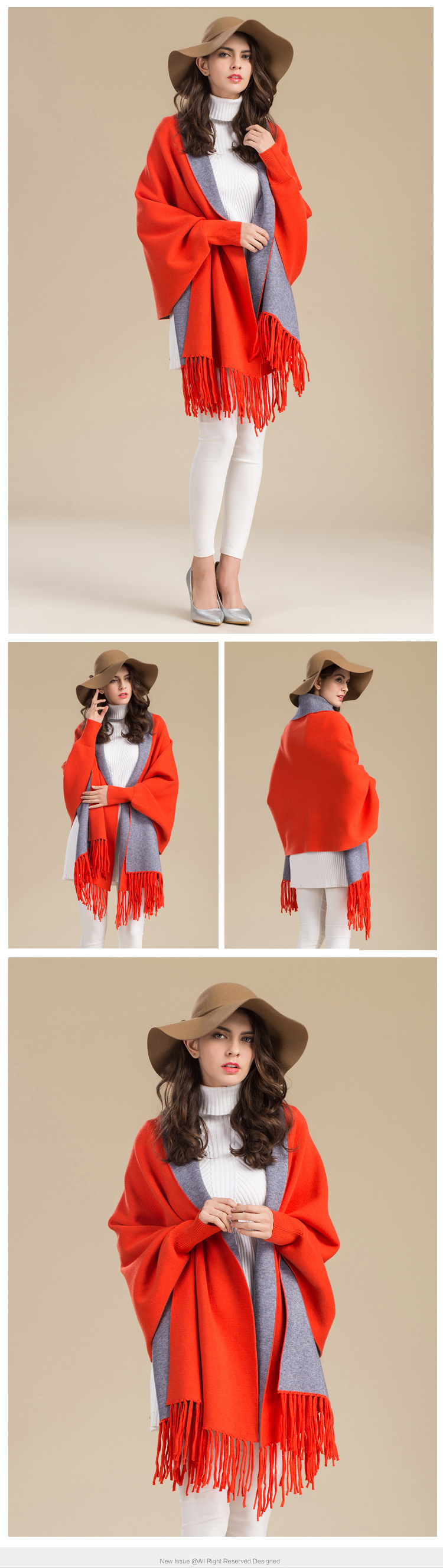 Blouson femme en Cachemire - Ref 3321401 Image 47