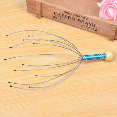 Массажер Magic Head Massager Octopus Massage/Massage Combs Metal Head Scalp Massage Device