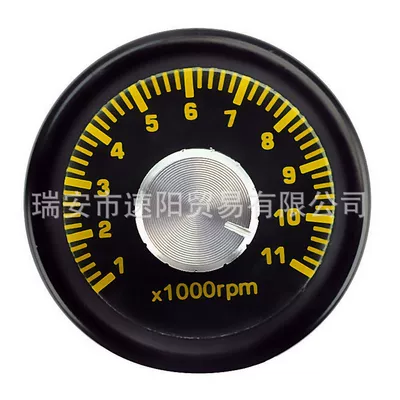 tachometer alarm light adjustable warning