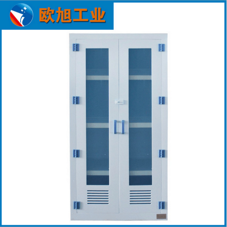 厂家直供深圳化学品PP强酸强碱柜生产实验室用抽气式PP药品柜批发|ms