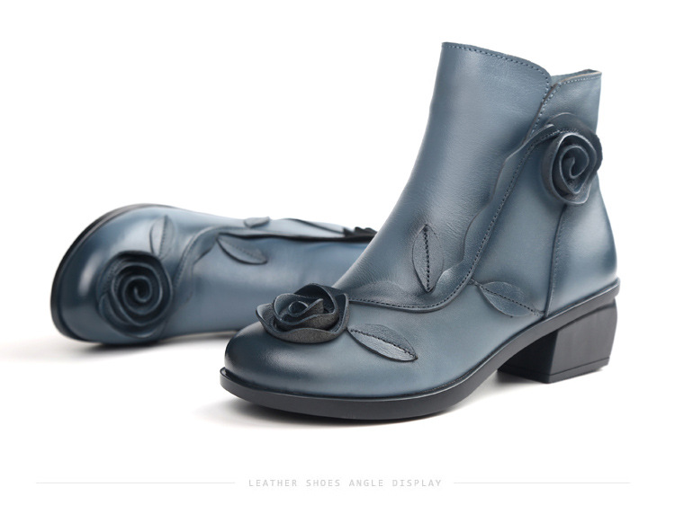 Bottes femme TRANQUILLEMENT en En cuir - Ref 3355123 Image 45