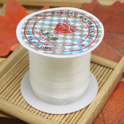 厂家直销透明尼龙线水晶线强拉力鱼线手链编织线皮革缝纫加工线材