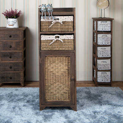 实木家具美式乡村收纳置物柜木质立体储物柜 餐边柜厂家热销批发