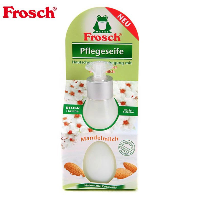 Мыло жидкое frosch для рук ухажив.с миндальным молочком 300мл (4001499196959)