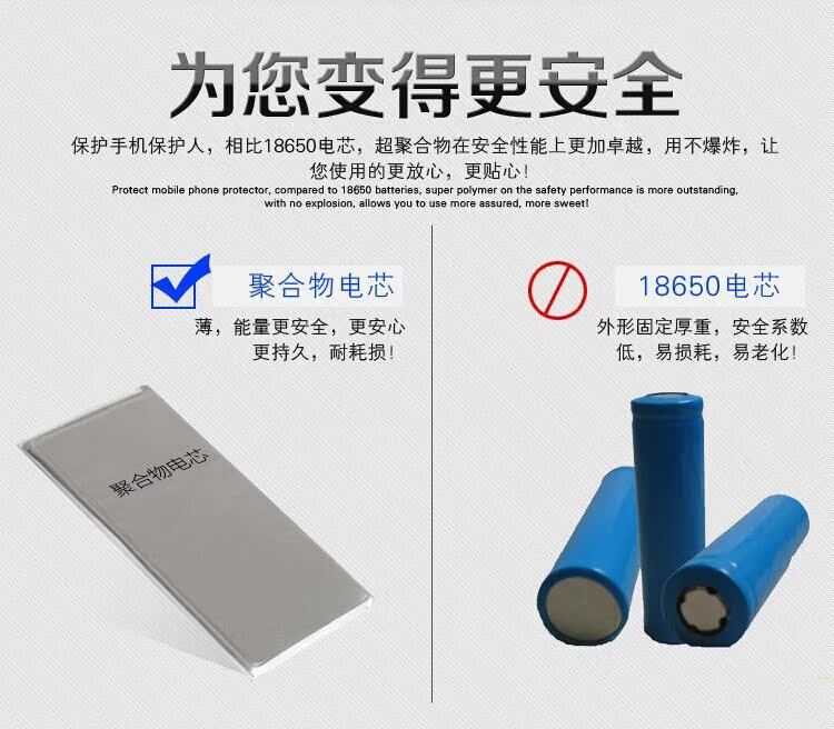 宝驼移动电源5000毫安超薄定制LOGO充电宝厂家