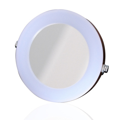 时尚美容镜 3倍放大化妆镜 LED带灯迷你便捷美容镜 梳妆镜|ms