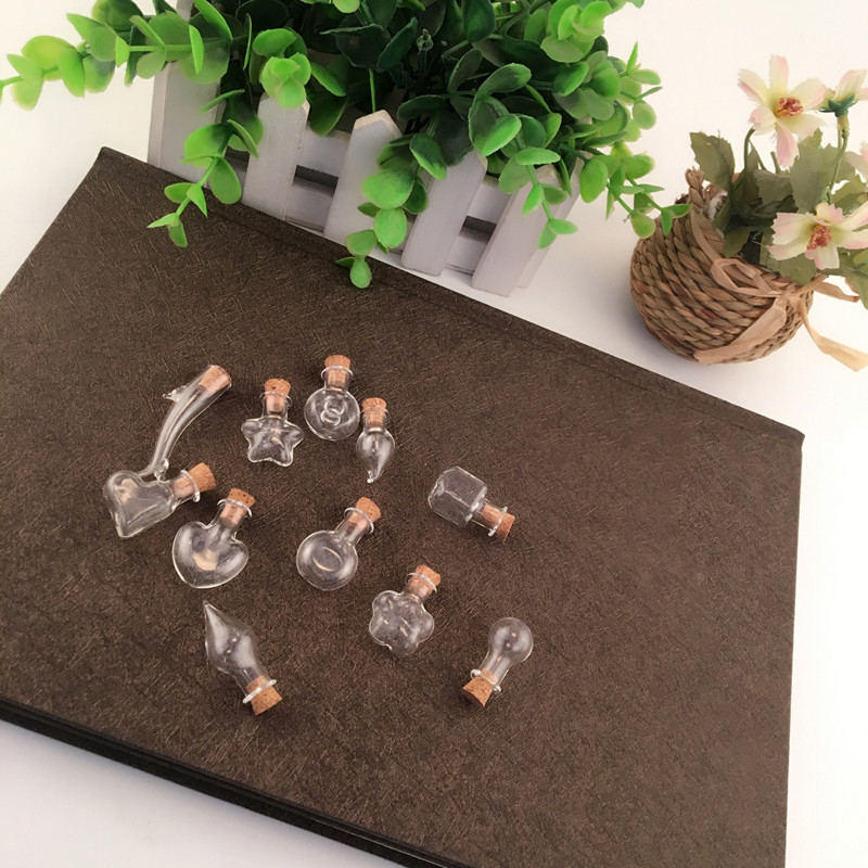 5g Weight Ornaments Jewelry Making Type 2.5-3CM Jewelry Making Size Drift bottle Classification 1 Piece Quantity Wooden plug, Glass Material Geometric Pattern Simple Style Style 1 Piece 2.5-3CM Wooden Plug Glass Geometric Drift Bottle 35