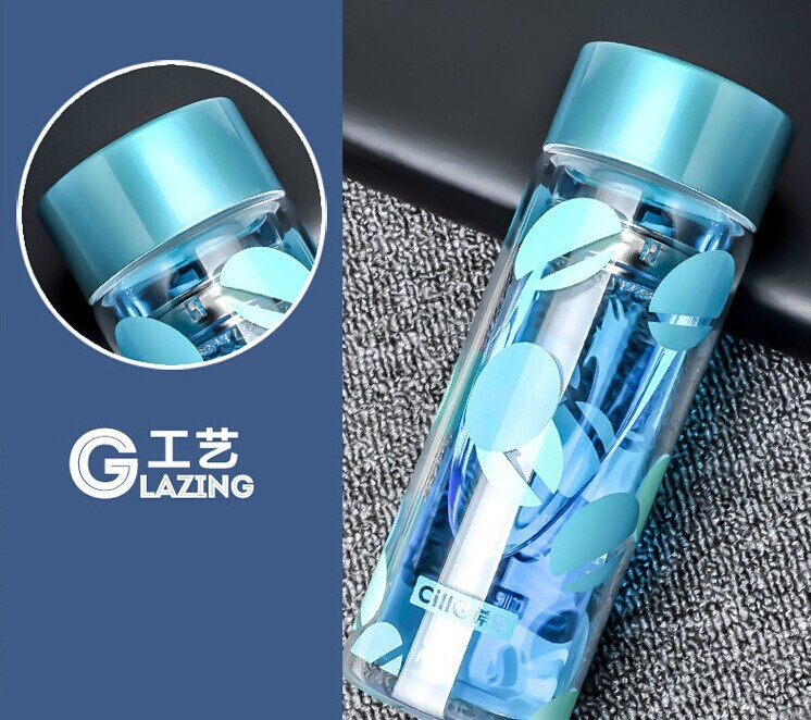 Greek cup double insulation water cup creative portable office Cup male and female fashion cup of tea cup BL-166811