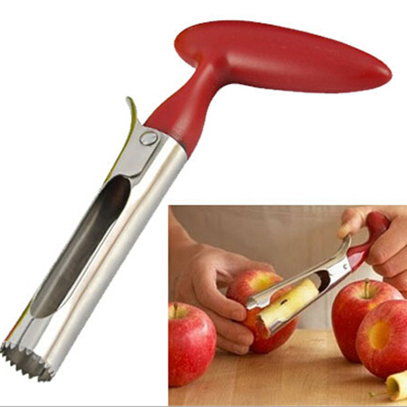 创意厨房小工具 不锈钢苹果去芯去核器 水果抽芯器 果心抽 现货