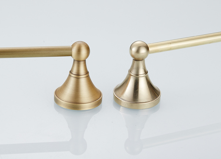 欧式全铜仿古单杆毛巾架复古五金卫浴挂件一件代发货批