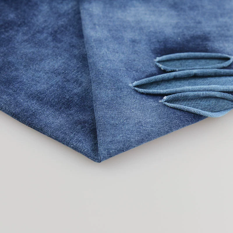 Knitted denim elastic cloth, wholesale