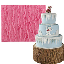 翻糖硅胶模具 树皮 纹理垫 蛋糕围边装饰巧克力模具H3176蛋糕模多
