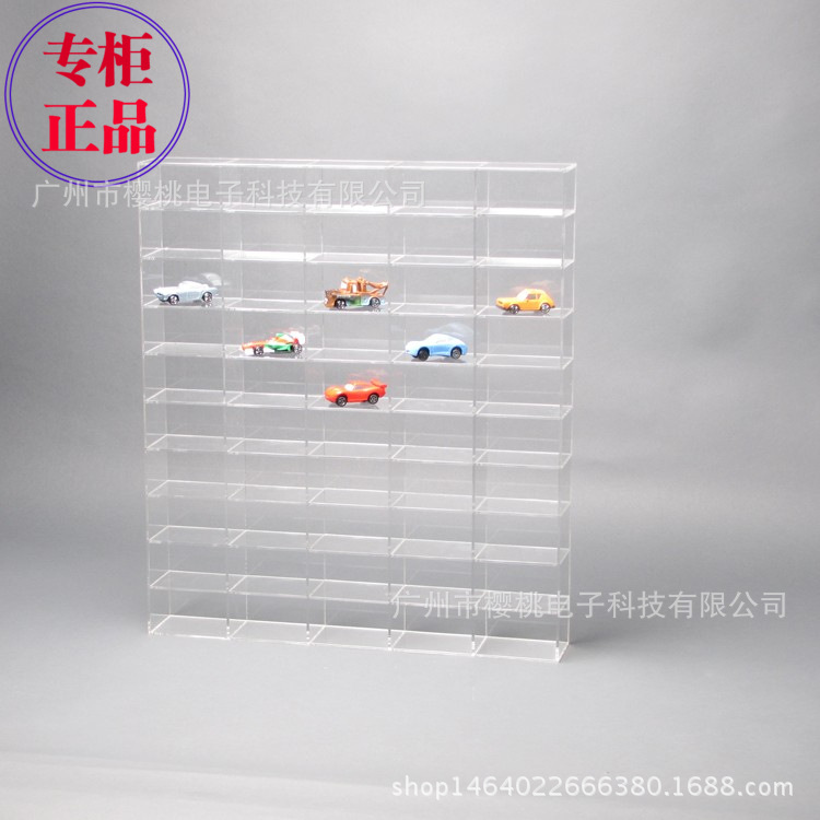 汽车模型娃娃公仔首饰金银珠宝石亚克力透明展示收纳盒箱罩柜货架