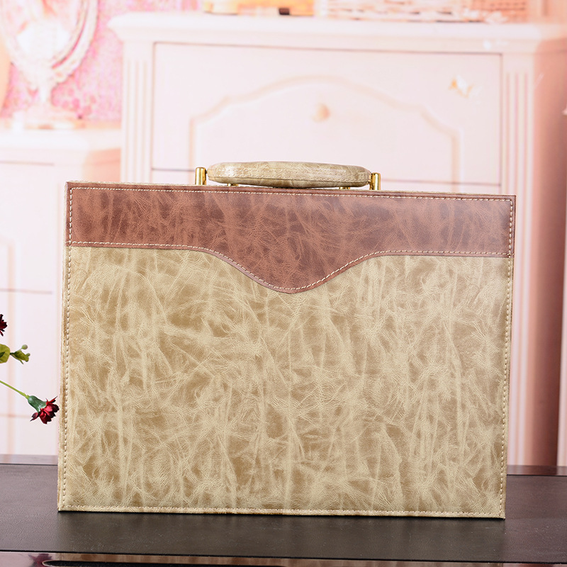 厂家供应房地产交房盒批发pu皮质交付钥匙盒礼品包装盒可印logo