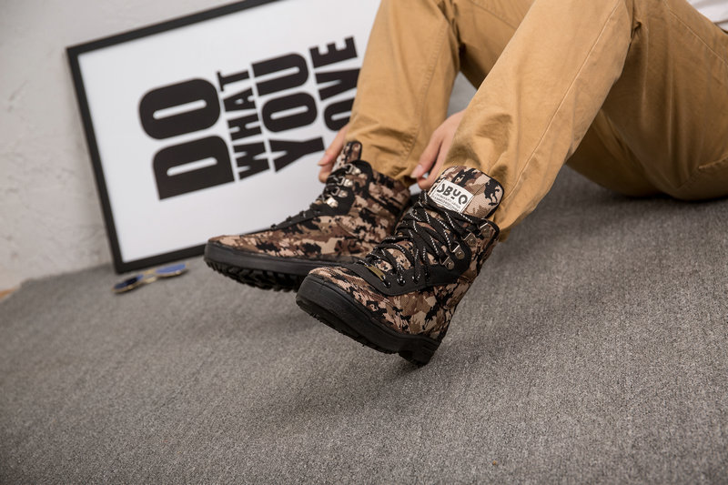 Bottes militaires en toile - porter - Ref 1397086 Image 26