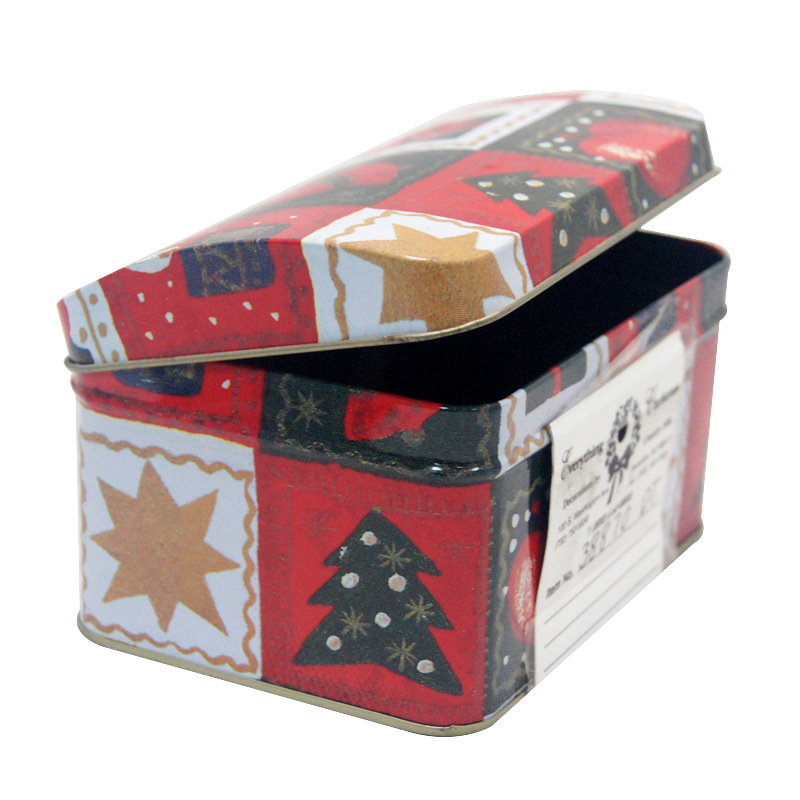 带锁复古马口铁盒 隐私私房钱收纳翻 盖铁小金库盒子 厂家定制