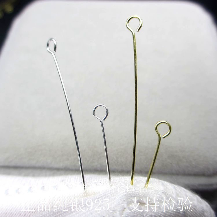 S925, accessory, accessories, round beads, beading needle, 925 sample silver, DIY