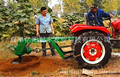 广西植树挖坑机出厂价/拖拉机带栽树挖坑机
