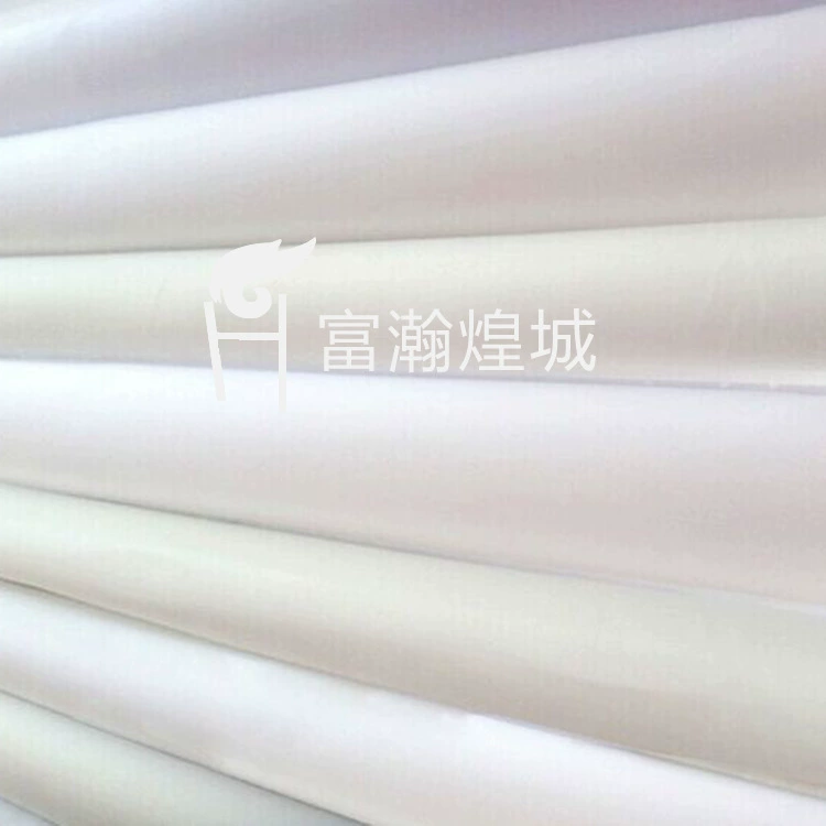In-stock supply 40*40 bleached fabric, imitation Tencel process poplin high-density fabric for clothing with plain weave