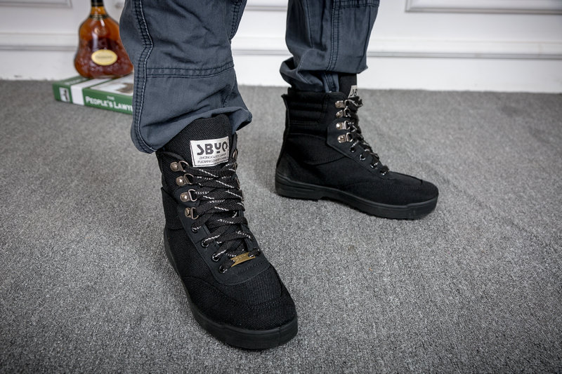Bottes militaires en toile - porter - Ref 1397086 Image 21