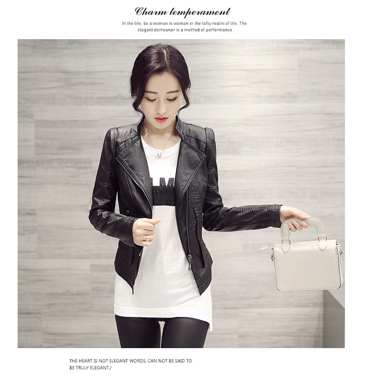 Veste cuir femme MARGE en PU - Ref 3331607 Image 17