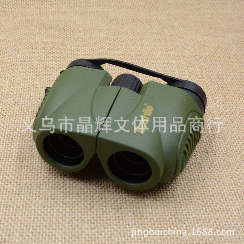 晶辉  厂家直销 户外博士乐10x22保罗迷你双筒高清便携光学望远镜
