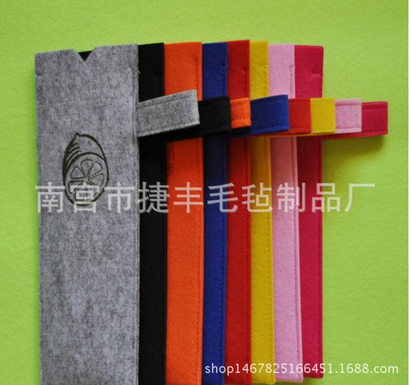 制做批发毛毡雨伞套 厂家供应毛毡雨伞包 雨伞收纳袋 可印logo