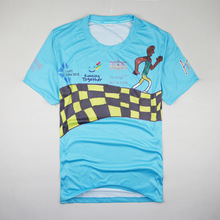 運動速干短袖志願者比賽事紀念服t恤圓領戶外馬拉松團體跑步上衣