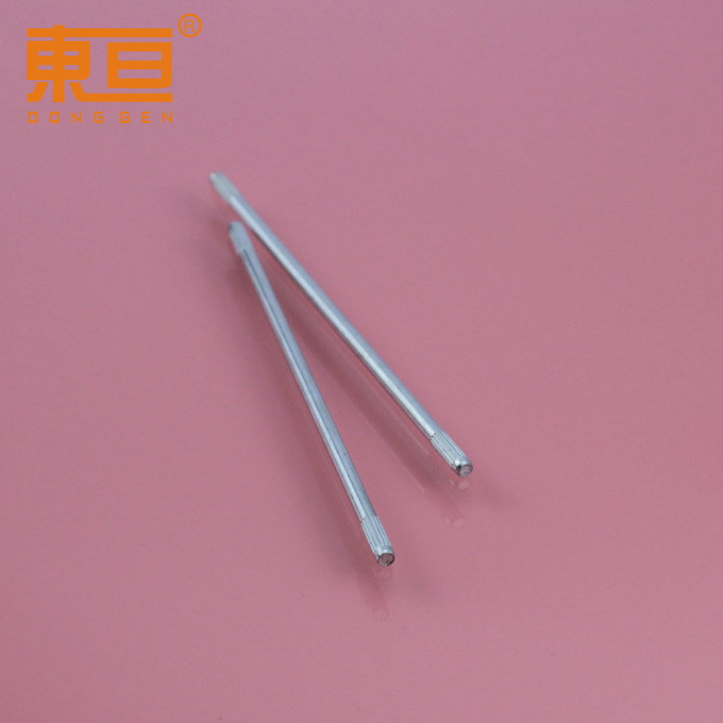 H2.5*80双直 搓花轴 玩具车轴 铁轴 玩具配件 科技模型零件