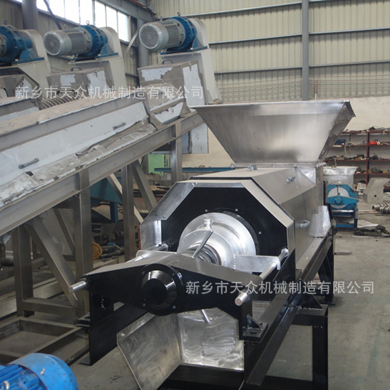 5吨菜叶废菜压榨脱水机 餐厨垃圾脱水处理机 双螺旋压榨机