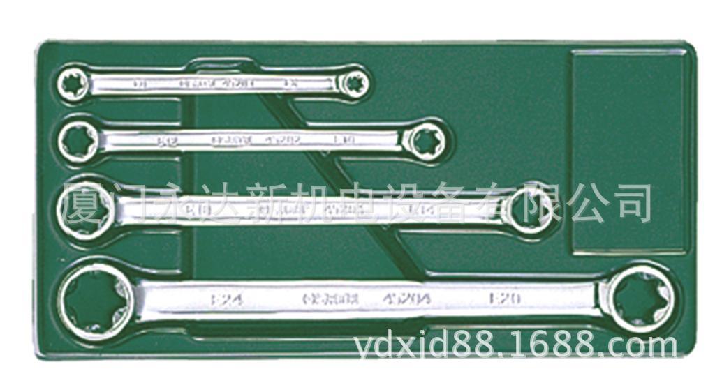 【含税】供应SATA世达工具4件全抛光花形扳手组套09012