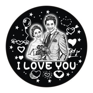 Exclusivo personalizado de una pieza entrega HD DIY cielo estrellado proyección de luz foto personalización creativa regalo romántico