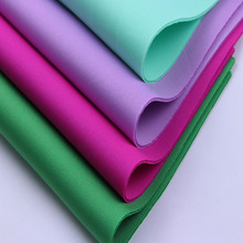 320g polyester không gian lớp quần áo phụ nữ quần áo vải dệt kim lớp không khí căng vải nhiều màu bán buôn Lớp không khí