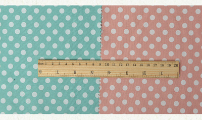 0.7CM12安布料DIY田园圆点波点餐桌窗帘抱枕帆布全棉台布时尚盖布