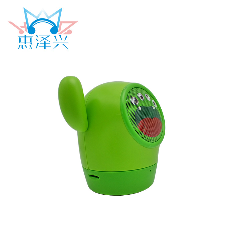 绿色小卡通人音箱--01
