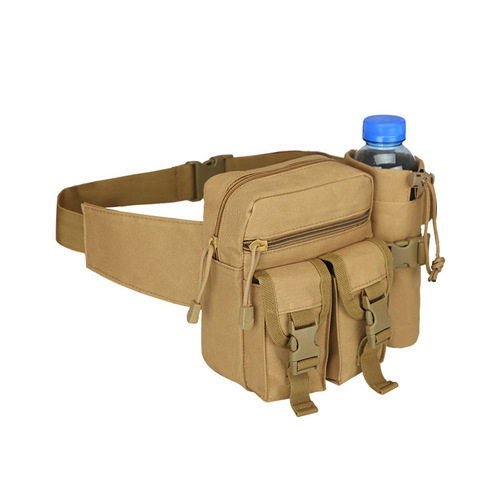 Factory water bottle waist bag outdoor sports and leisure water repellent waist bag