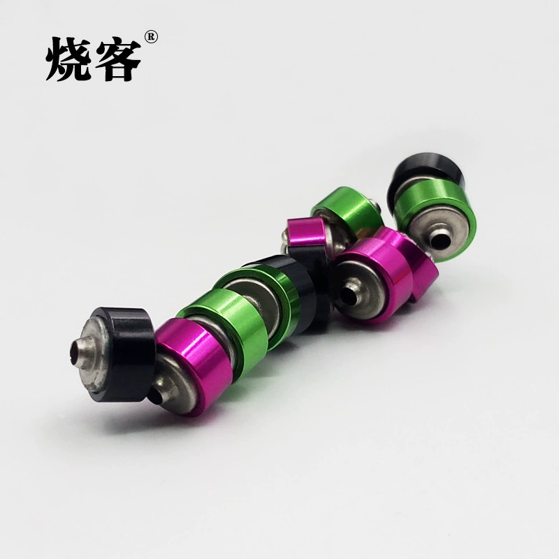 Красный, черный и зеленый трехцветный 8-миллиметровый трехчастотный сбалансированный динамик в ухе с выпуклым ртом гальванический корпус DIY