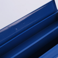 自產自銷 加工加厚鐵皮藍雙層工具盒 家裝裝修汽車維修工具盒