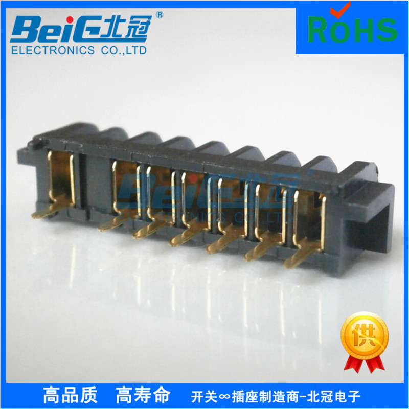 2+5防呆大电流16A笔记本电池连接器母座2.5间距7PIN插件DIP防插反