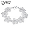 Factory spot direct selling flower bracelet female hollow flower fashion bracelet cross -border accessories wholesale lknspch317