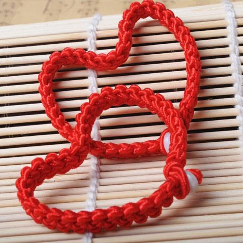 Wholesale Ping An Buckle Red Rope Bracelet Female Benmingnian Red Rope Bracelet for Men and Women Hand Rope Jewelry