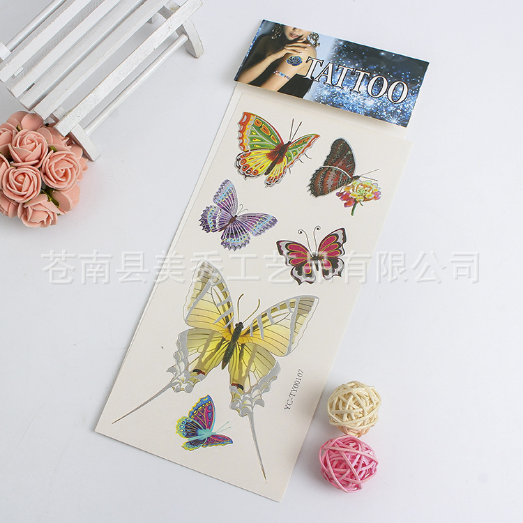 cartoon waterproof diverse tattoo stickers for men and women