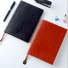A5筆記本PU皮面記事本日記本辦公廠家直銷商務小本子軟皮本子可印