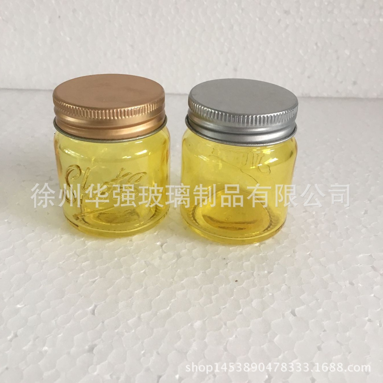 小号创意字母杯 50ml透明饮料杯 玻璃把手杯梅森瓶 厂家直销