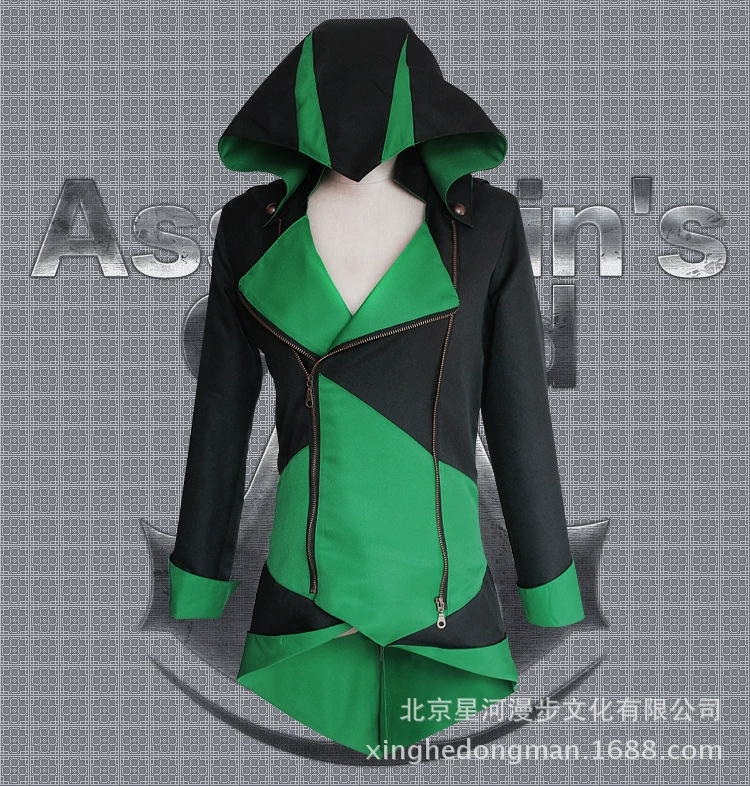 Assassin Creed 3 Anime Games Áo khoác conner cos đỏ đen nhiều loại trang phục cosplay nam - Cosplay cosplay mitsuri