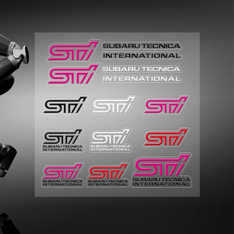 Крыло наклейки на тело стерео прозрачный струйный автомобиль модифицированный автомобиль подходит для Subaru STI версия стикер набор оптом