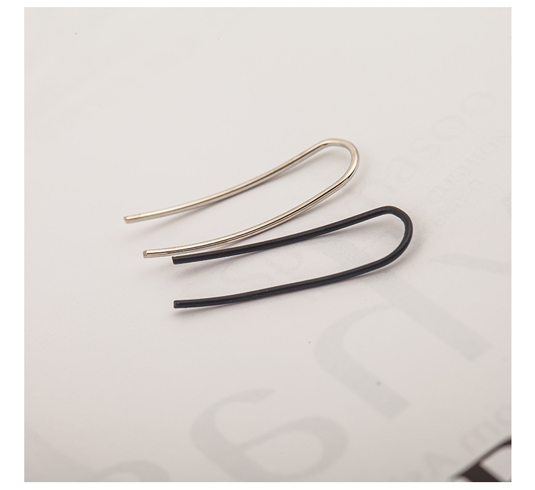 Korean Fashion Creative Simple Earrings U-shaped Ladies Ear Clip Wholesale display picture 2