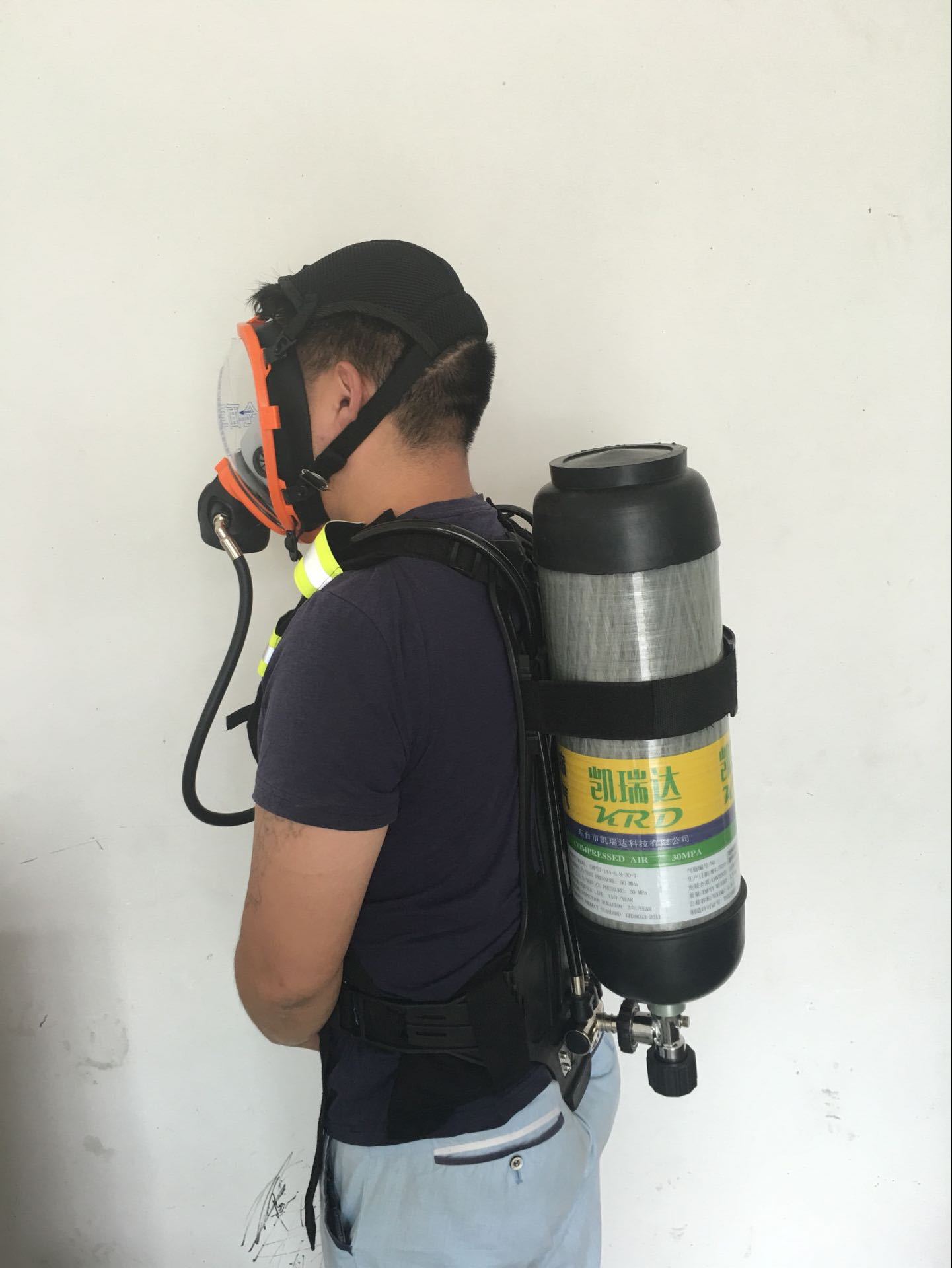 凯瑞达6.8L空气呼吸器 正压式消防空气呼吸器