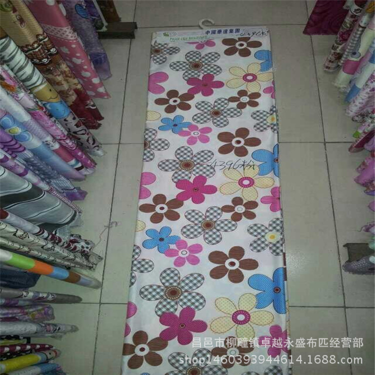 床上用品布料批发 分散天鹅绒花型 山东优质好货源布匹批发