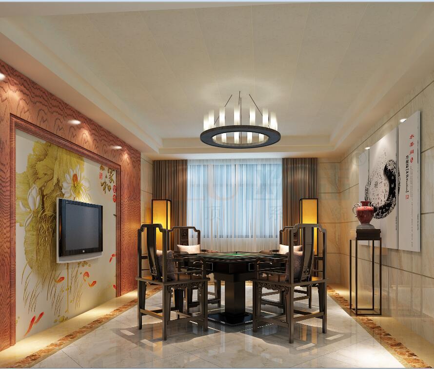 西域風(fēng)情中式棋牌室